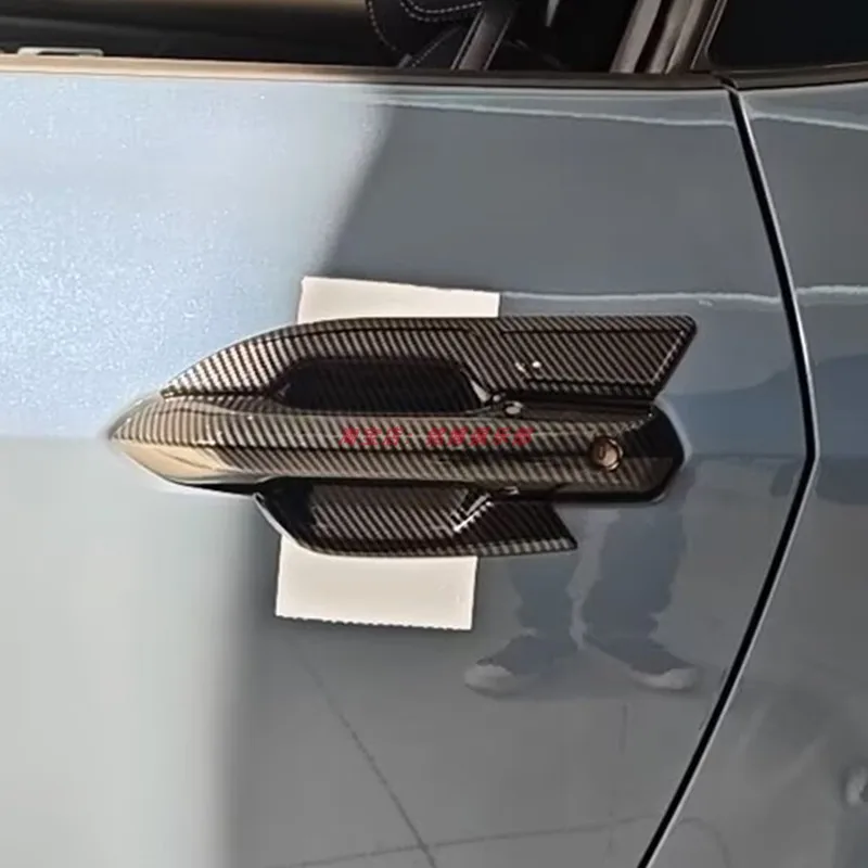 

For Ford Mustang 2024-25 ABS Door Bowl Handle Trim Patch Door Handle Scratch Protection Frame