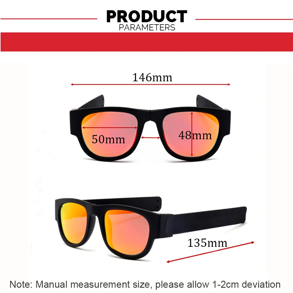 IENJOY Active Sunglasses Foldable Sunglasses Polarized Sunglasses for Men Sports Glasses Driving Cycling Sunglasses Polariod