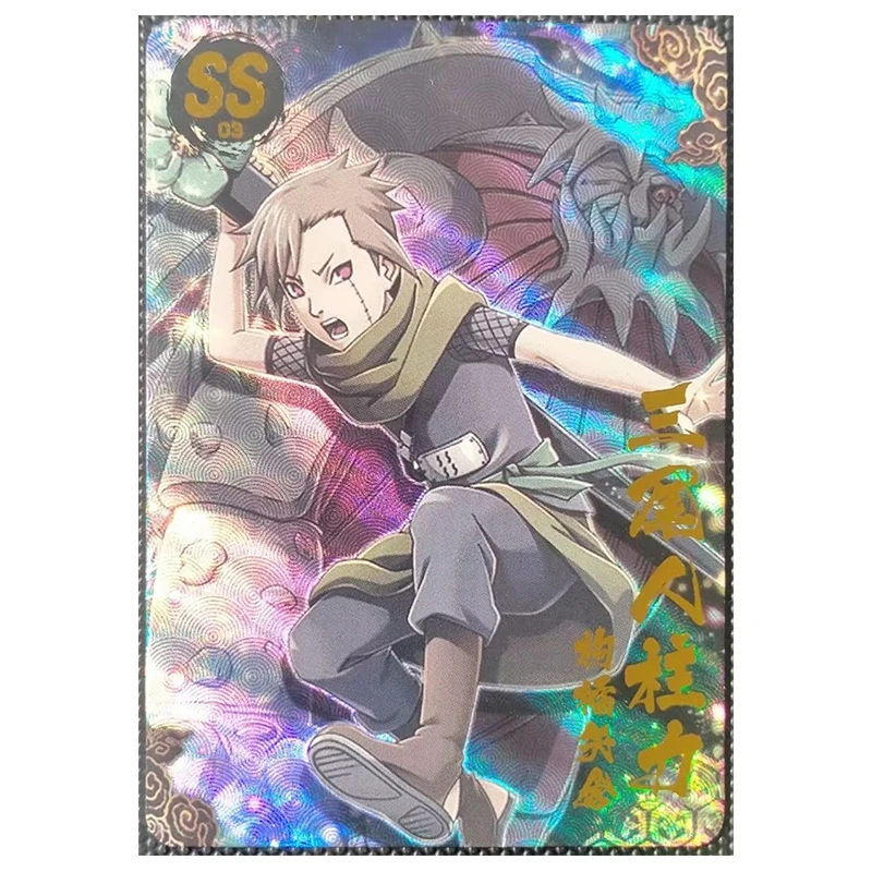 Anime NARUTO Rare SSP SP SS Refraction Foil Kakashi Nohara Rin Konan Pain Toys for boys Collectible Cards Birthday Present