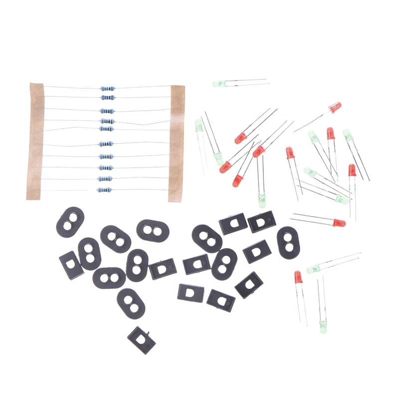 10 قطع من رؤوس إشارات السكك الحديدية LED - إشارات السكك الحديدية نموذج مقياس HO/OO، أضواء إشارة واقعية لتخطيطات القطار والديوراما