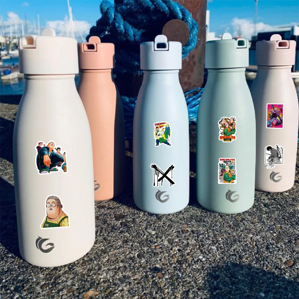 10/30/60PCS Anime Sakamoto Giorni Del Fumetto Personalità Creativa Graffiti Adesivo Impermeabile Decalcomania Giocattoli per Valigia Cassa Del Telefono