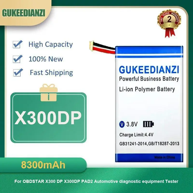 Battery For OBDSTAR X300 DP X300DP Automotive diagnostic equipment Tester PAD2