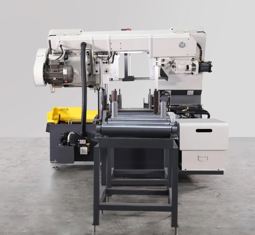 منشار زاوية دوران القطع من 0 إلى 45 درجة منشار شريطي معدني شبه أوتوماتيكي #1