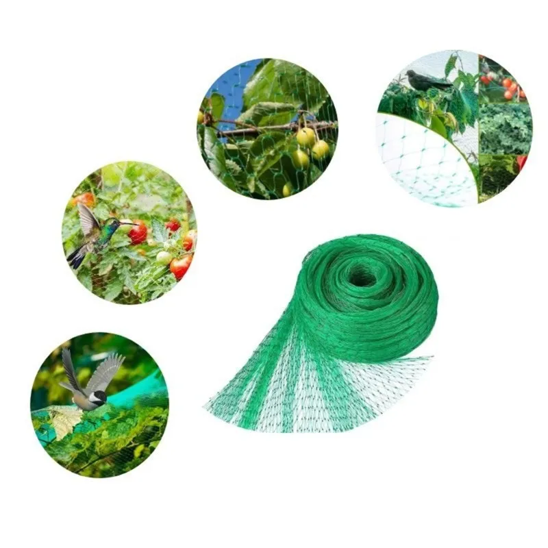 A98E-Bird Netting 15X15mm 2X30m Green Protective Garden Netting Material For Trees, Shrubs Berries, Seedlings And Other Plants