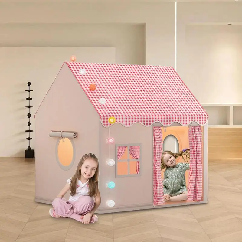Grande tente de jeu intérieure pour enfants, château de princesse pliable, maison de jeu pour enfants, Base secrète, tente de jeu, jeu de lit