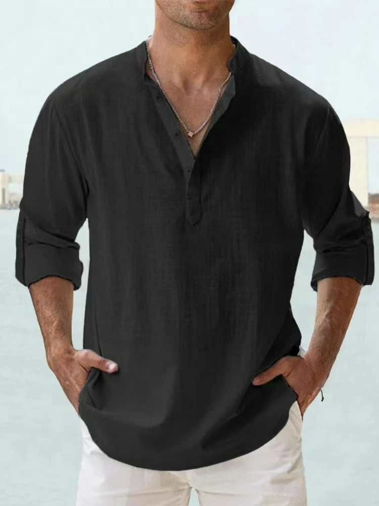 

Men's Casual Shirt Loose and Breathable Surfing Beach Vacation Hiking Cycling Comfortable and Soft Men's Mountaineering Shirt
