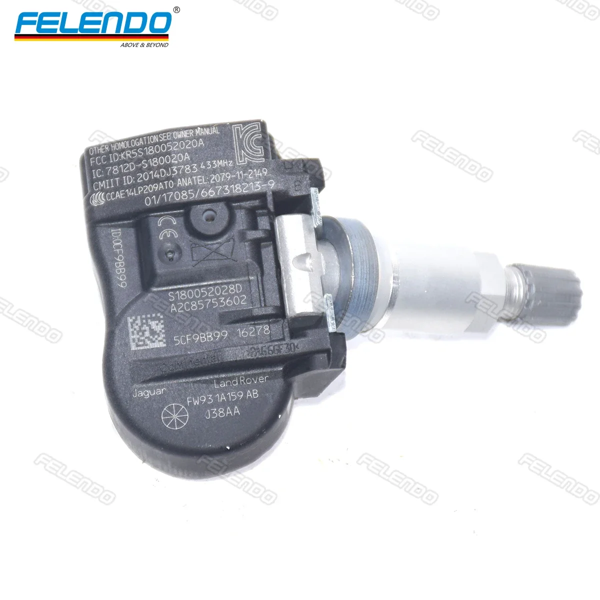 Tire Pressure Sensor for Discovery4（10-） Freelander2（2006-） Range Rover（13-） Range Rover Sport（14-）LR066378 LR070840 C2D