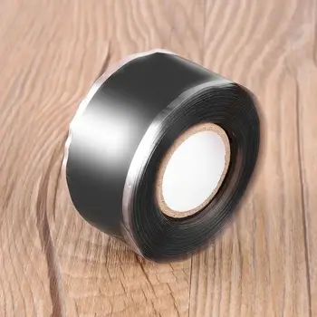 1.5/3米防水矽膠性能修補膠帶自黏強力黑色橡膠矽膠帶黏合膠帶自熔電線膠帶 10 最佳銷售 防水膠帶 - №5