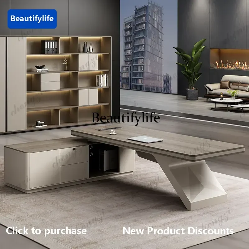 

MM85 Computer desk Room desks study table Minimalist Modern CEO Leadership Chairman room offices office desks and workstations