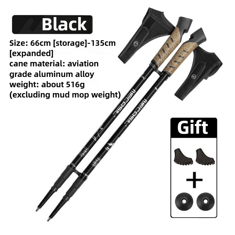 

Off Road Walking Cane, Straight Handle Climbing Cane, 6061 Aluminum Alloy Internal Lock, Ultra Light and Strong Locking G301
