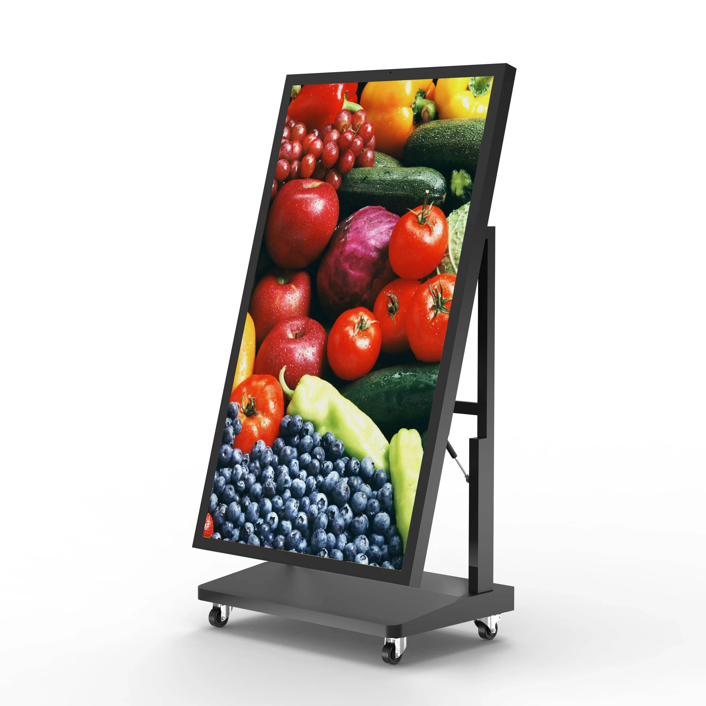 

Movable Advertising Kiosk 2000nit High Brightness Stand Digital Lcd Screen Outdoor Display Waterproof Dustproof Vertical Totem