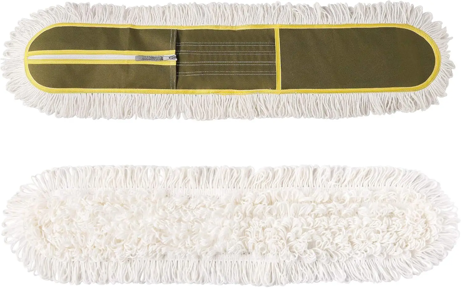 

36" Microfiber Mop Pads 2 Pieces Just Fit Industrial Dust Mop: B08R3F1ZZM,Green