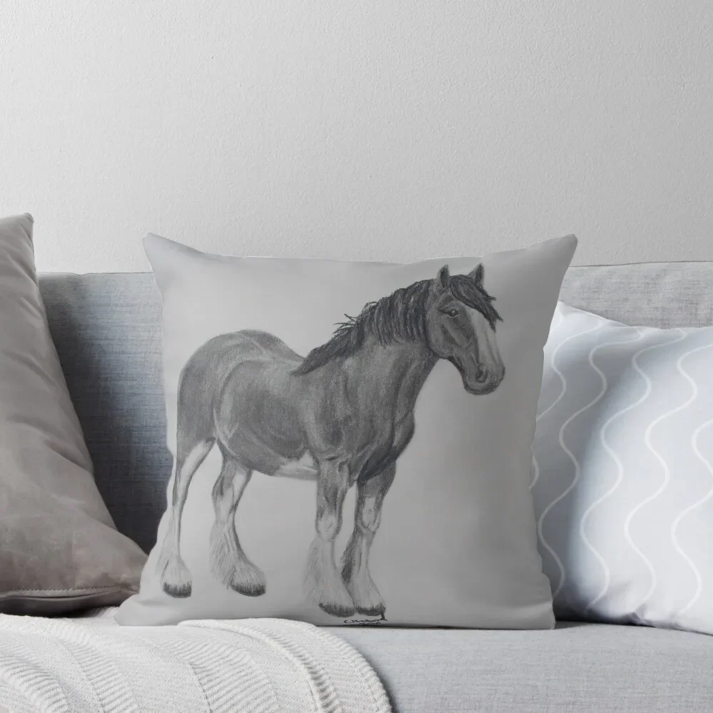 Clydesdale Throw Pillow Christmas Cushion For Home Cushion Covers For Living Room pillow