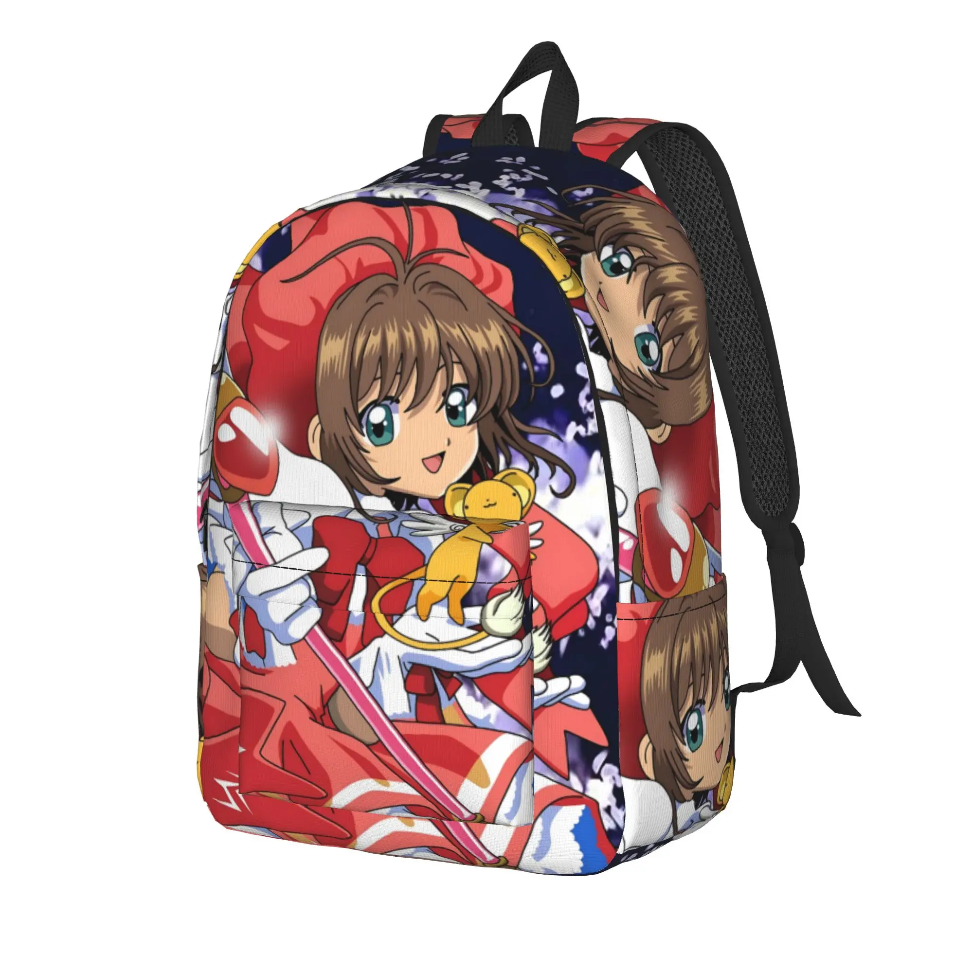 1Piece Sakura’s Classic Red Battle Suit New School Year Daypack Cardcaptor Sakura Office Staff   Backpack
