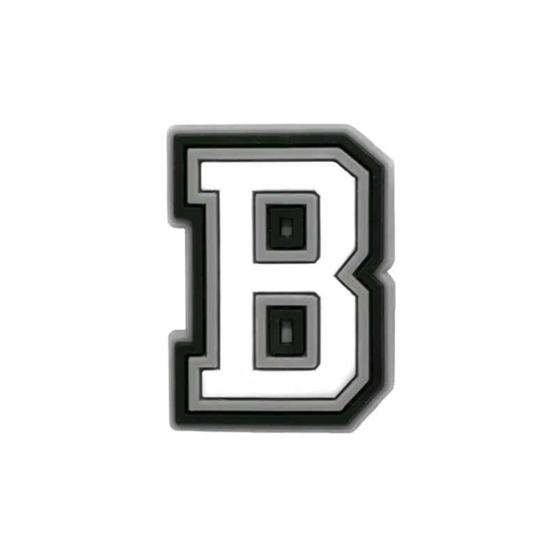 White Letters Shoe Charms for Crocs Accessories Sandals Women Clogs Pins Men Badges Kids Jeans Boy Girls Decoration Buckle Shoes image 4
