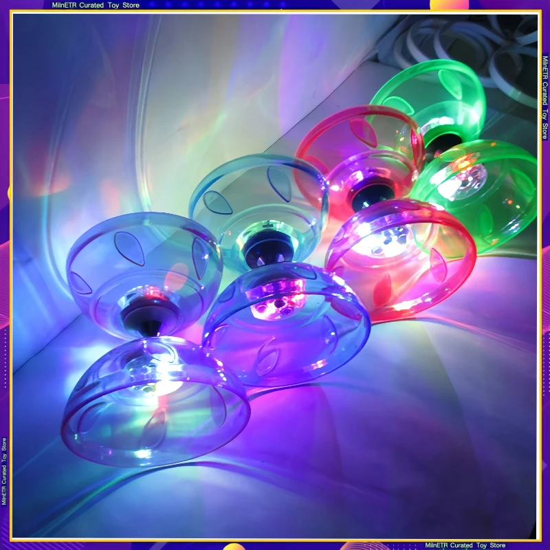 Roulements en caoutchouc souple Transparent pour enfants débutants, avec arbres actifs, accessoires de jouets de sport Kongzhu Diabolo à Double hachage