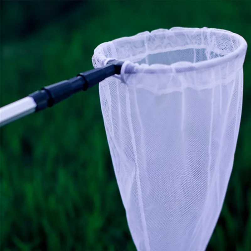 سبائك الألومنيوم سريعة قابلة للطي شبكات اليد المطاط صافي الرياضة في الهواء الطلق يطير الصيد صافي أسود صغير الأسماك جيب الشرغوف ثنائي الاستخدام