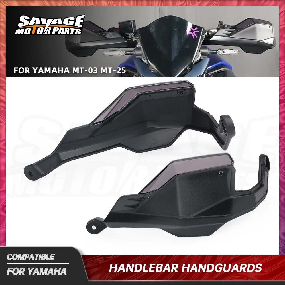 Motorcycle Hand Guard Handle Protector For Yamaha MT-25 MT-03 2015-2024 Handguards Handlebar Protection Extended Windscreen