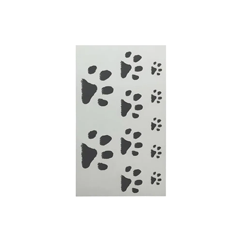 Thermal Color Changing Cat Paw Temporary Tattoos Waterproof INS Style Temporary Tattoos Temperature Sensitive Stickers Gifts