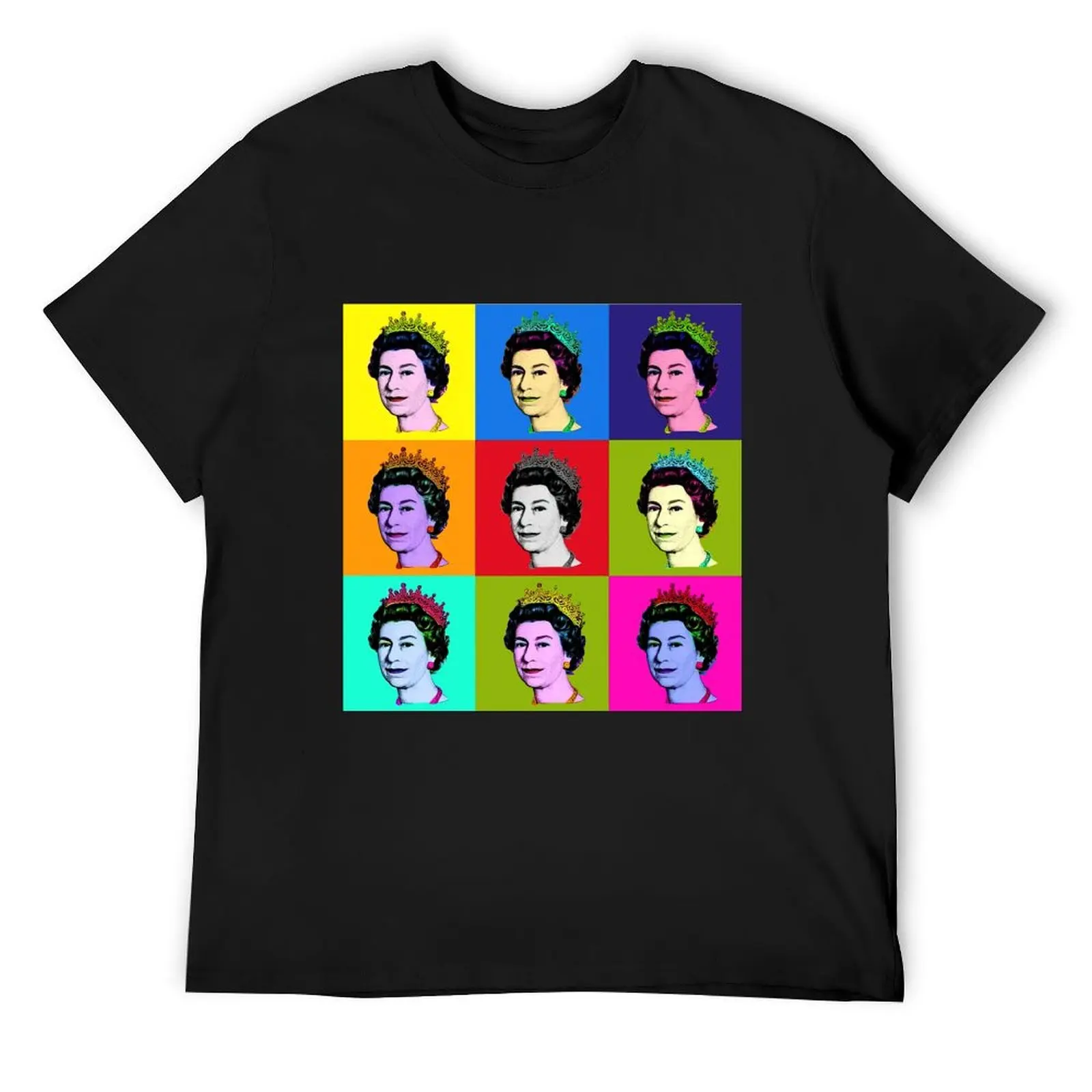 Queen, Jubilee, Queen of England Pop Art Queen HRH Her Royal,Qeen art T-Shirt graphic t shirt vintage t shirts for men