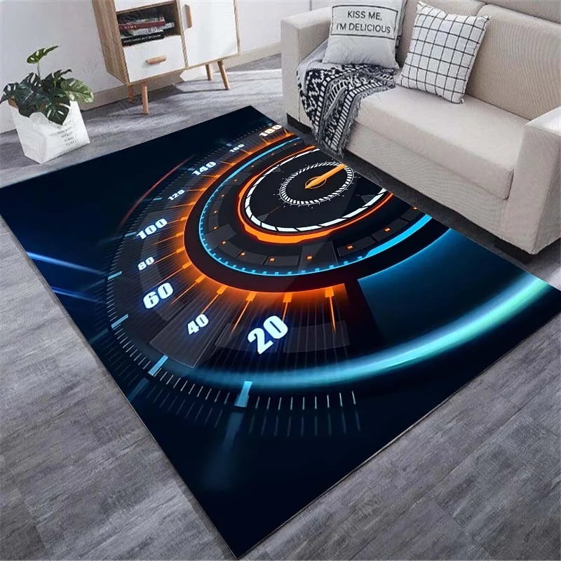 15 Sizes Car Dashboard Pattern Rug Carpets for Bedroom Living Room Sofa Mat Creative Door Mat Bedside Sofa Area Rug Home Decor