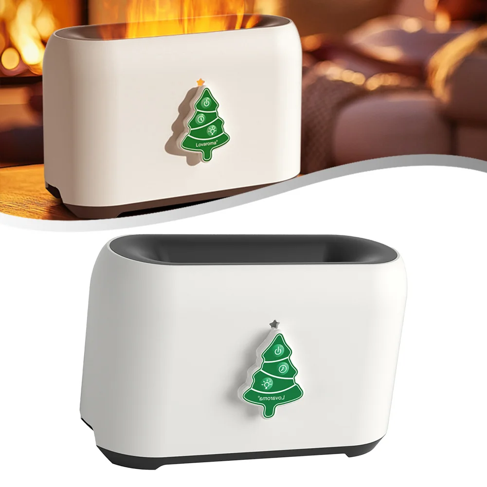 

Christmas Flame Humidifier Aromatherapy Machine Remote Control Atmosphere Light Household Christmas Decoration