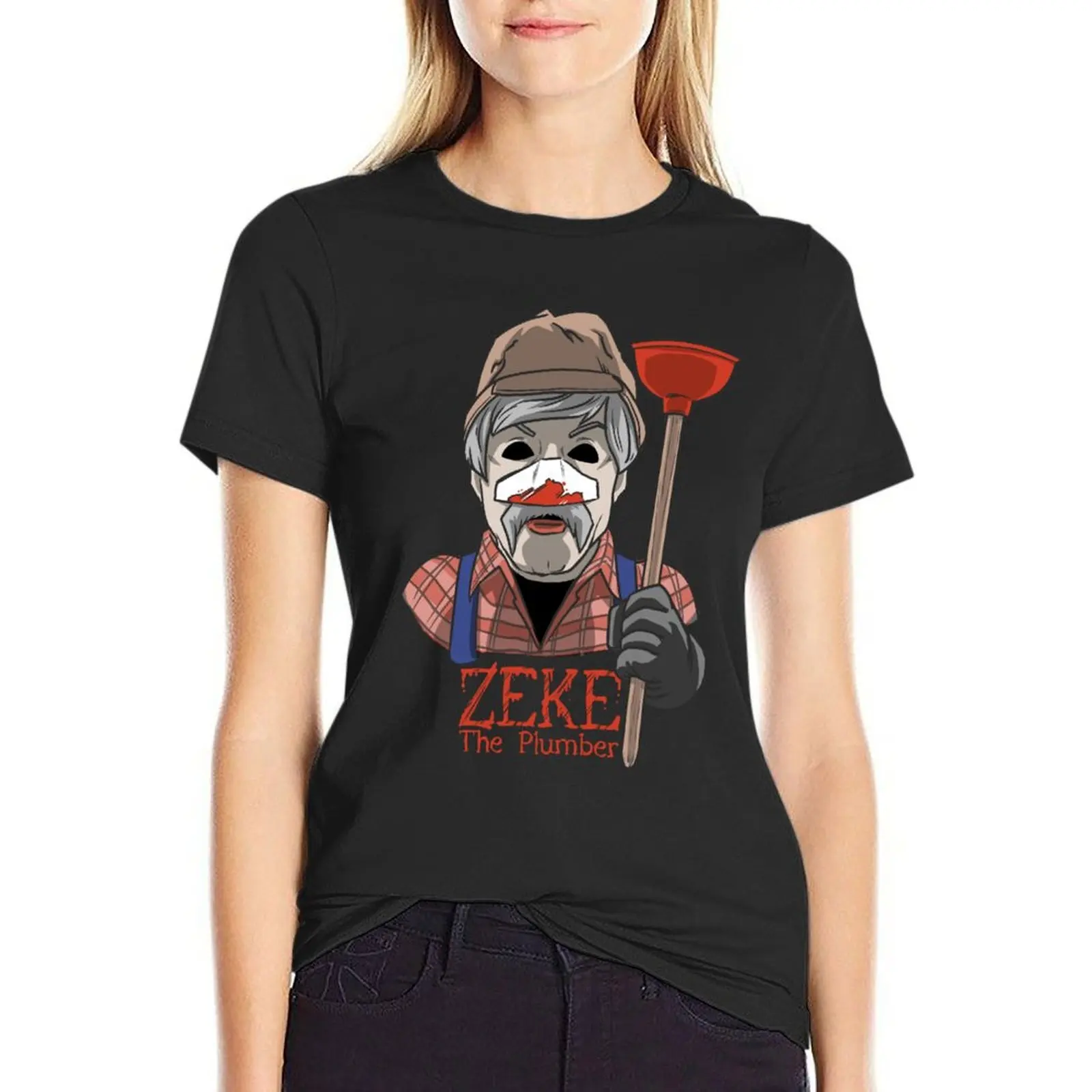 Zeke The Plumber T-Shirt new edition Short sleeve tee ariat shirts for Women