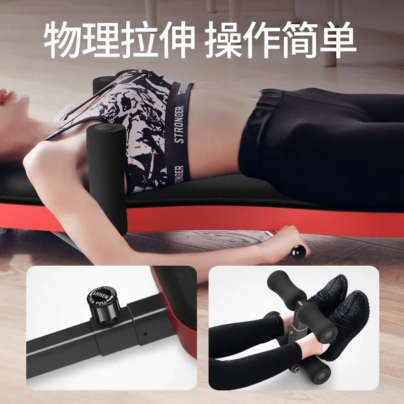 Stretching Artifact Leg Pulling Tensioner Fitness Home Cervical Spine Lumbar Traction Upside down Inversion Table