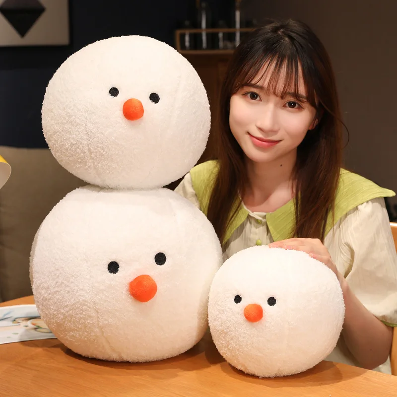 

7/20/30/40cm Cute Snowball Plush Pillow Cartoon Stuffed Pendant Plushies Doll Keychain Anime Soft Kids Toys for Girls Boys Toys