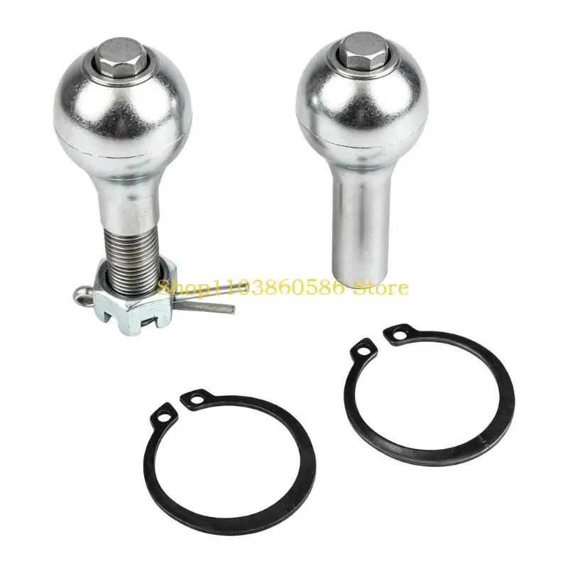 242A Suspension and Steering Ball Joint for UTV, Upper and Lower 1 Pair Set with Metal Housings, Dust and Reference 706203084