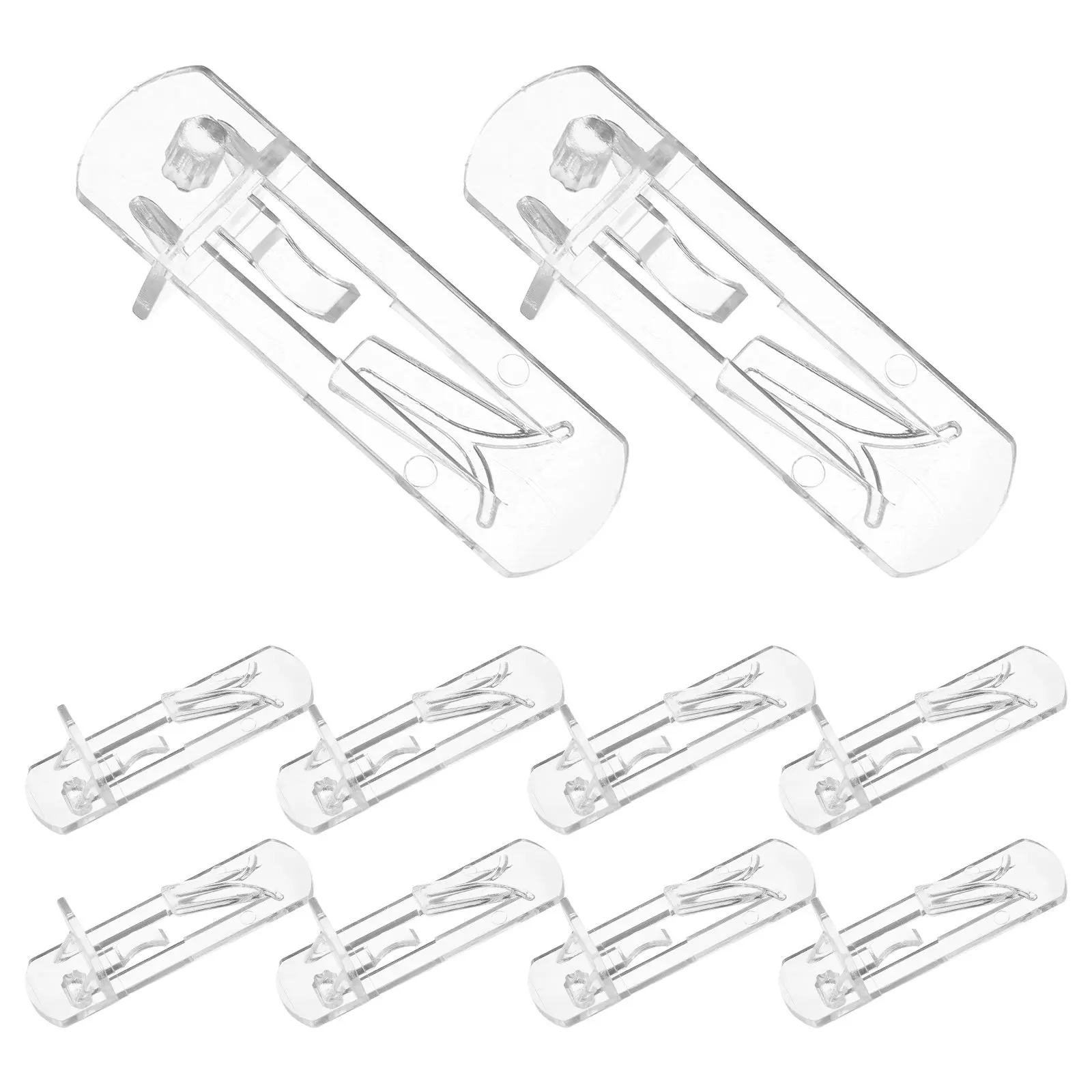 10 Pcs Shelf Cabinet Clips for Shelves Pegs Support Pins Adjustable Book ABS Shelving Brackets