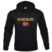 2024 Napapijri Chaopai Fashion Hoody Casual Sportswear Comfortable Print Loose Top Pullover Men's Hooded Sweatshirt Street Wear