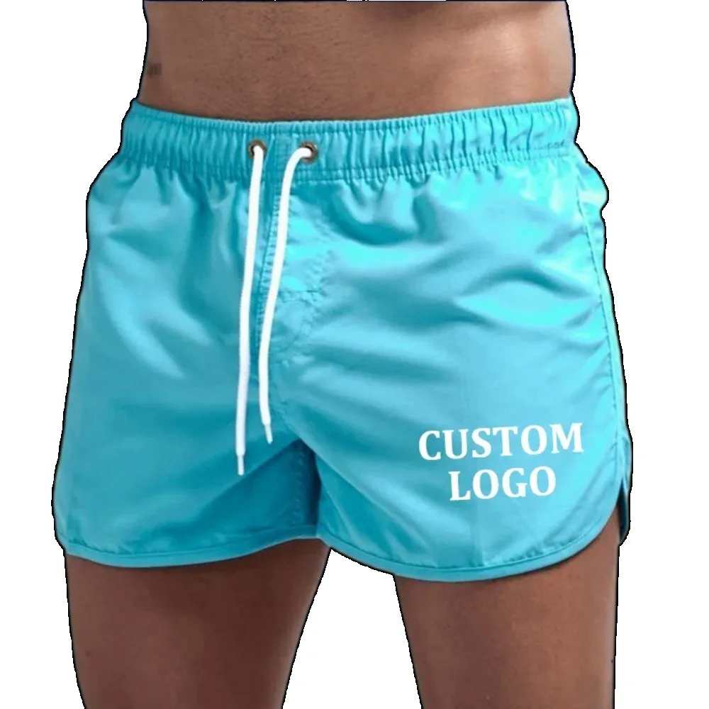 Customized Logo Men's Beach Swimsuit, Boxer, Shorts, Surfing Swimsuit, Mayo, Sungas