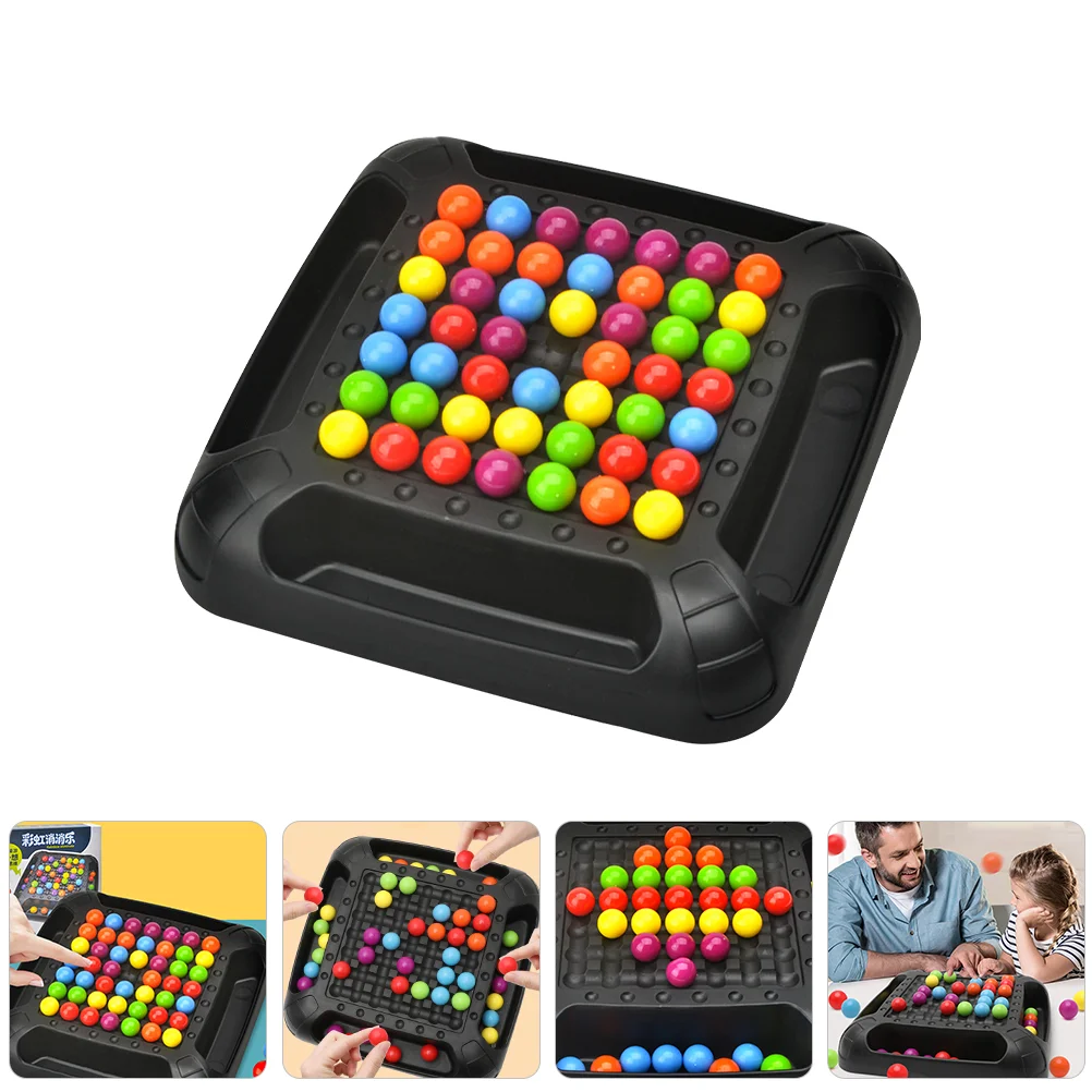 Early Education Toys Board Game Puzzle Desktop Sturdy Happy Childhood Eliminate Beads Plastic Chess