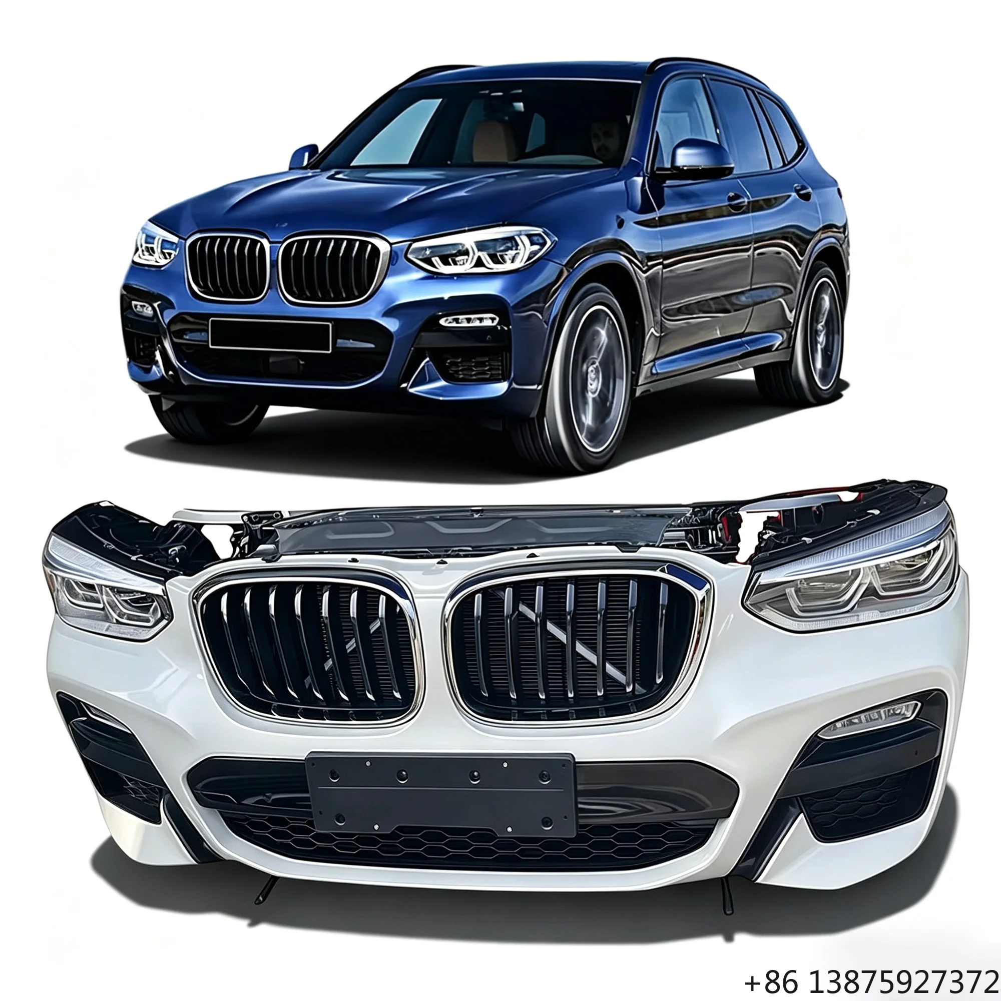 

High Quality Front Bumper Assembly for 2018-2021 for X3 G01 LCi XDrive25i XDrives28i XDrive30i M Sport Perfect Fit