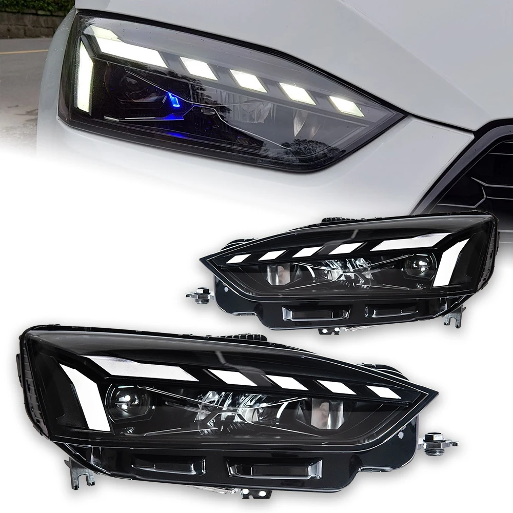 Car Lights For Audi A5 Headlight Projector Lens 2017-2021 Dynamic Signal Head Lamp LED Headlights Drl Automotive Accessories