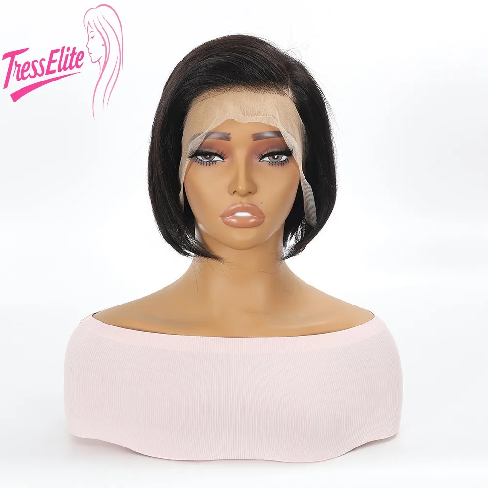 13-4-lace-front-pixie-cut-short-straight-natural-color-8-inch-human-hair-wig-high-quality-natural-look-180-density-for-women