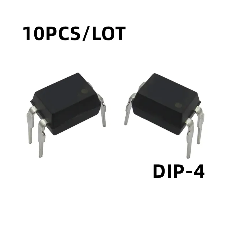 10PCS/LOT PC123 optocoupler photoelectric output DIP-4 in-line In Stock