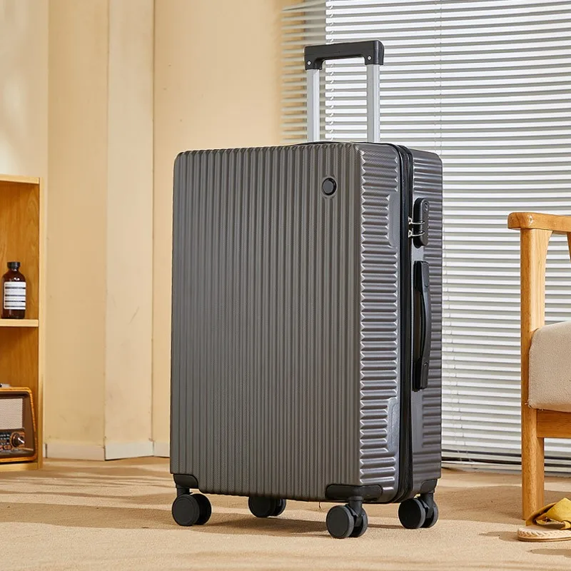 luggage-set-mother-child-24-inch-travel-suitcase-password-box-men's-student-boarding-box-fashionable-abs-pc-material-universal