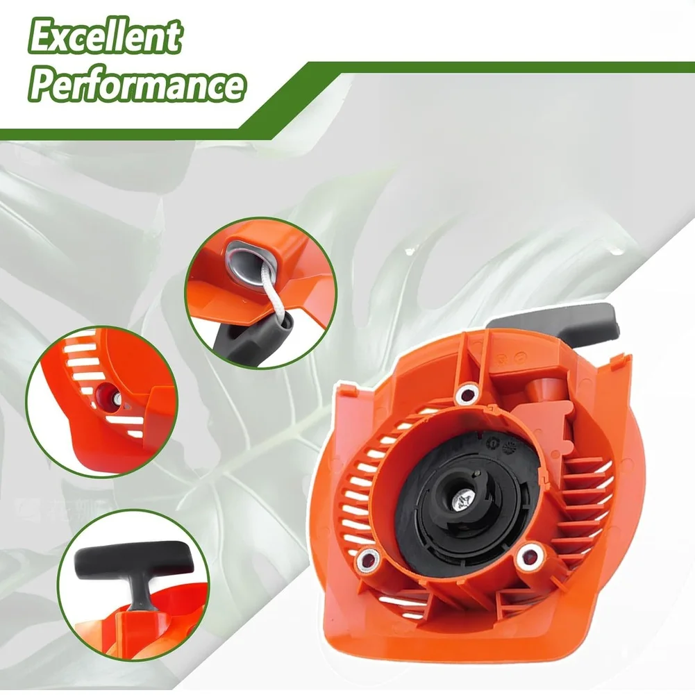 Smooth Operation High Strength Plastic Easy Installation Recoil Starter Assembly Kit Brushcutter Part As Shown