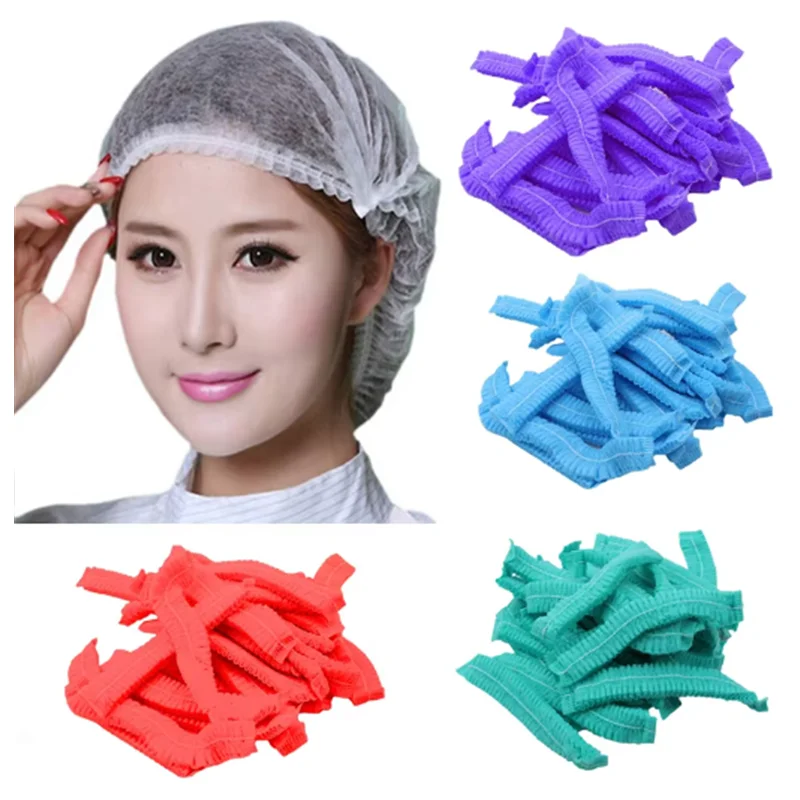 100PCS Disposable Sterile Hair Net Caps Microblading Accessories Permanent Makeup Eyebrow Tattoo Professional Single Use