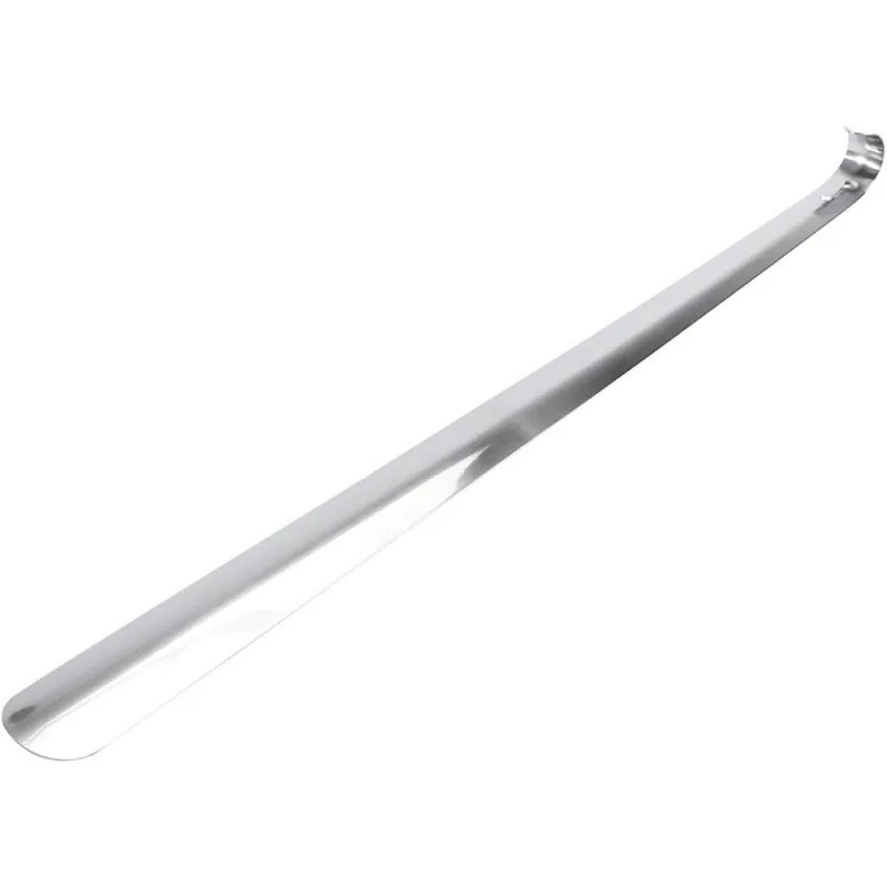 Lifter Aid Slip Shoe Pull Tool Shoes Pooner Extra Long Shoe Horn Stainless Steel Silver Metal Shoes Remover Shoehorn