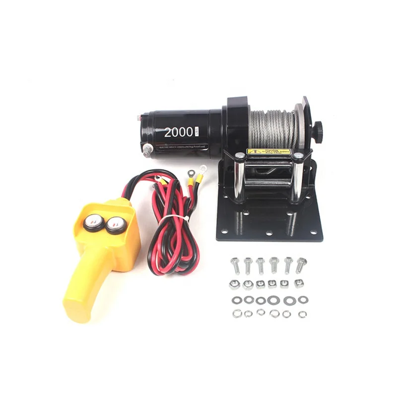 2000lbs 12 Volt Electric Anchor Winch