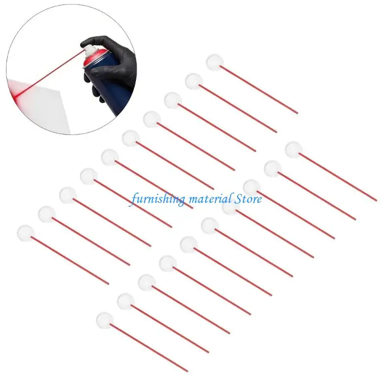 Y5GD 20Pcs Sprays Nozzles with Extension Tubes Sprays Paint Tips Replacement Part