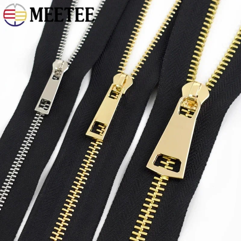 5Pcs Zipper Sliders for 3# 5# 8# 15# Metal Zips Clothes Zippers Head Zip Repair Kits Replacement Slider Tools Sewing Accessories