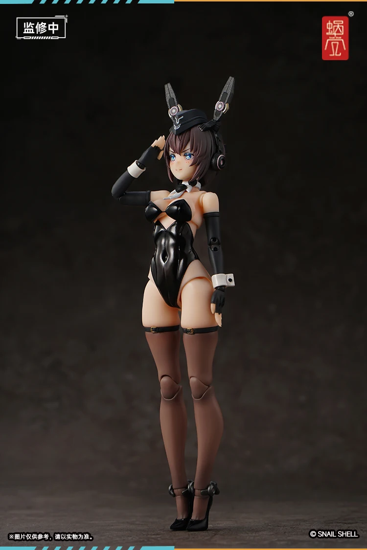 In Stock Snail Shell RA-03 Anelise Armor Bunny Girl Model Toys Collectibles 1/12 Anime Action Figure Doll Beautiful Girl