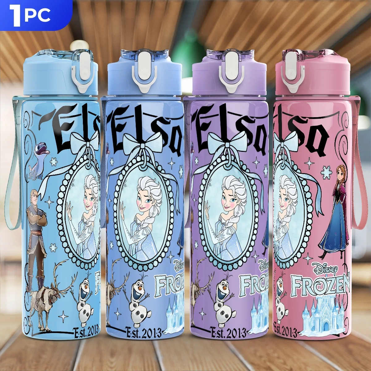 Disney 750ml Anime Drinkware Portable Durable Reusable Sippy
