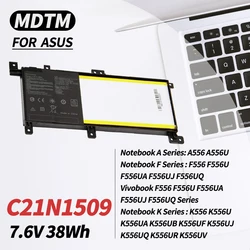 C21N1509 Laptop Battery for ASUS A556 A556U X556 X556UA X556UB X556UF X556UR X556UV K556 K556U Vivobook F556 F556U XO015T XO076T
