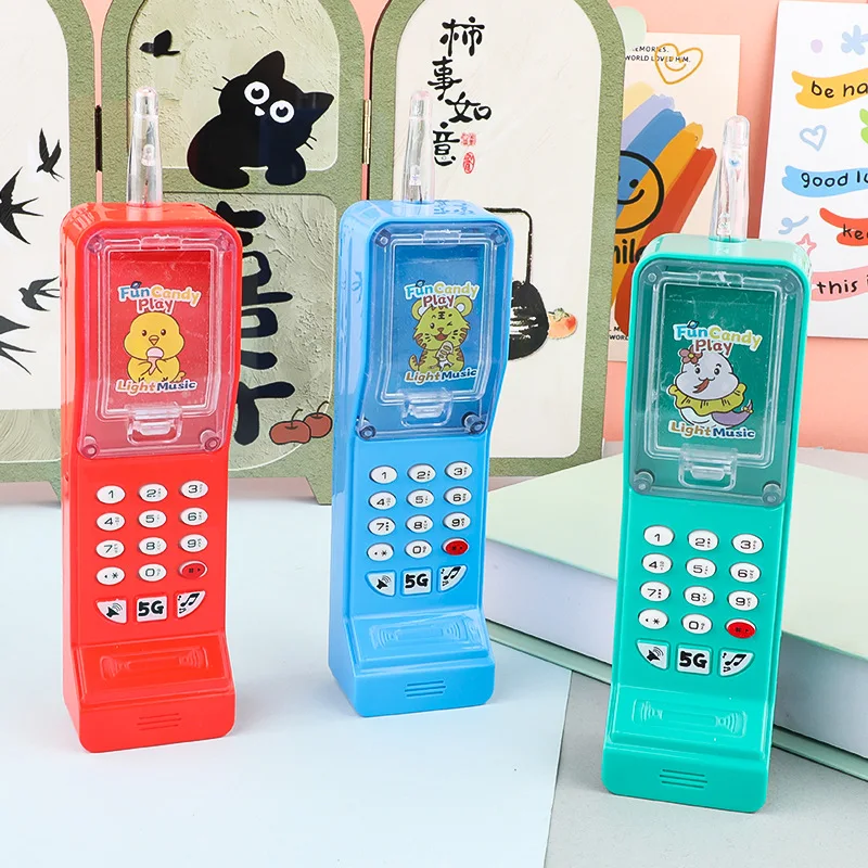 Childhood Nostalgia Toys Simulation Big Brother Light Music Mobile Phone Toys Educational Early Childhood Small Toy Holiday Gift