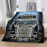 ScaniaS TruckS Printed Blanket Picnic Blankets Warm Blanket Soft and Comfortable Blanket Home Travel Birthday Gift